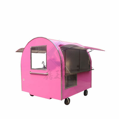 Fast Food Truck Trailer Shanghai Jingyao Cotton Candy Machine with Flour Raw Material
