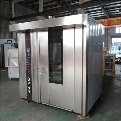 1300kg Capacity -3N380V 32 Trays Diesel Oil Rotary Oven for Food Baking in Shanghai