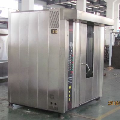 1300kg Capacity -3N380V 32 Trays Diesel Oil Rotary Oven for Food Baking in Shanghai