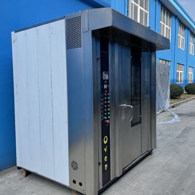 64 Trays Diesel Oil Rotary Oven for Bread Production Line Machine at Shanghai