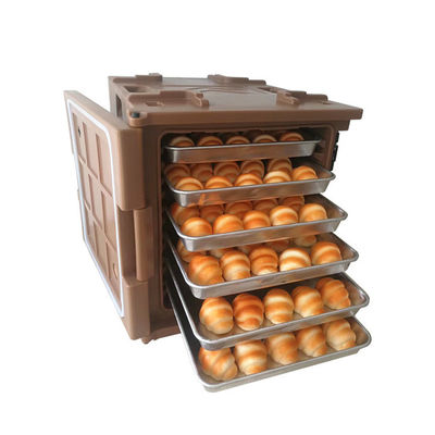 Plastic Bakery Bread Pizza Baking Trays Carrier Transport Box Insulated Food Delivery Box