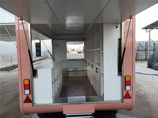 Long Service Life Retail Mobile Food Truck Street Clothes Store Trailer Pizza Hot