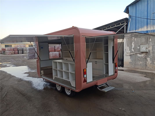 Long Service Life Retail Mobile Food Truck Street Clothes Store Trailer Pizza Hot