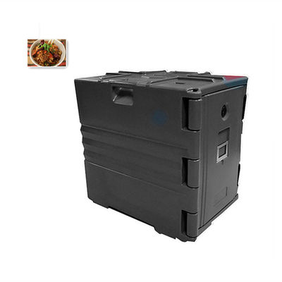 Gray Plastic Insulated Food Delivery Box for Commercial Noodles Pie Fast Food