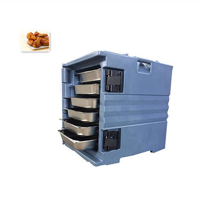 Gray Plastic Insulated Food Delivery Box for Commercial Noodles Pie Fast Food
