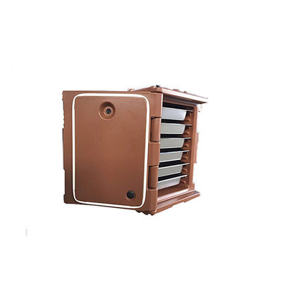 Hot Food Pan Carrier Transport Box Insulated Food Delivery Box Customized Color Plastic