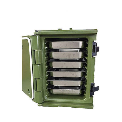 Hot Food Pan Carrier Transport Box Insulated Food Delivery Box Customized Color Plastic