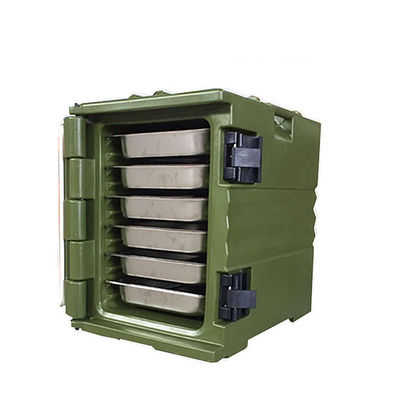 Plastic Hot Food Pan Carrier Transport Box for Insulated Food Delivery of 15kg Load