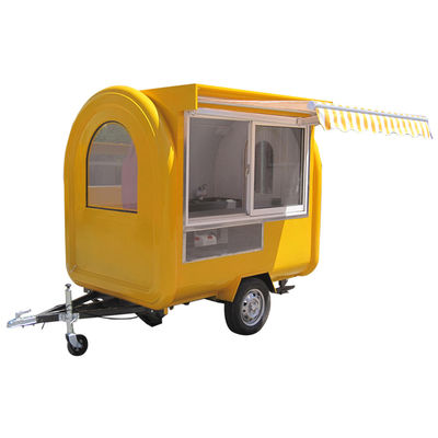 900kg Load Capacity Mobile Food Cart Trailer Ideal for Fast Food Vending on the Street