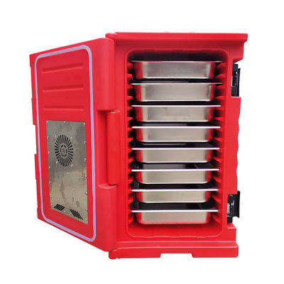 Kitchen Mechanical Equipment Plastic Insulated Food Cabinet Box with Static-Free Wheels