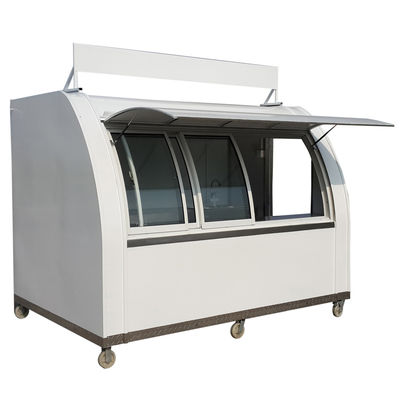 Burger Truck Fast Food Van with Full Kitchen Donuts Cart Mobile Vending 2300*1750*2100mm