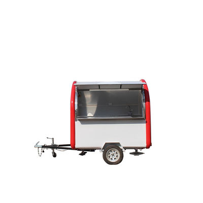 CE Approved 2 Wheels One Axle Food Truck/Trailer with Ice Beer and Mochi Ice Cream