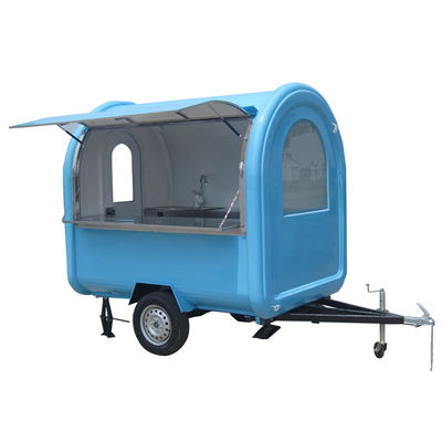 CE Approved 2 Wheels One Axle Food Truck/Trailer with Ice Beer and Mochi Ice Cream
