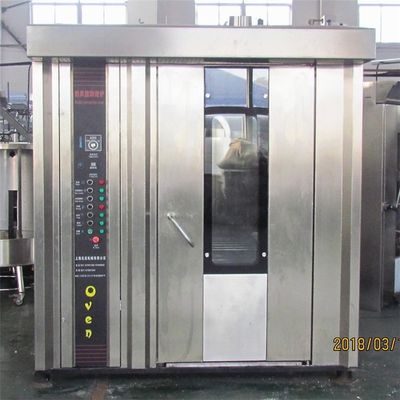 Industrial Bakery Oven Large Bakery Equipment 32 Trays Diesel Oil Rotary Oatmeal 600*400mm