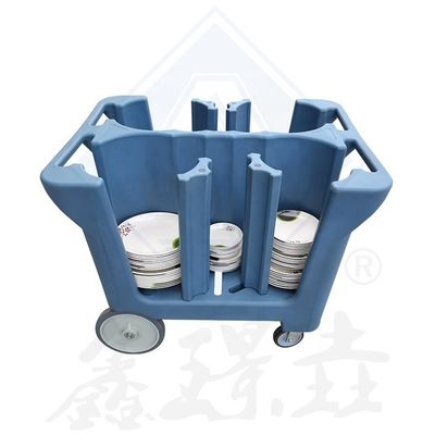 Customized Color Dish Collecting Trolley for Restaurant Efficiency and Organization
