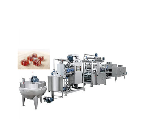 Lollipop and Gummy Bear Candy Making Production Line with Automatic Soft Sweets Machine
