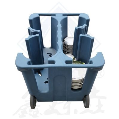 Customized Color Dish Collecting Trolley for Restaurant Efficiency and Organization