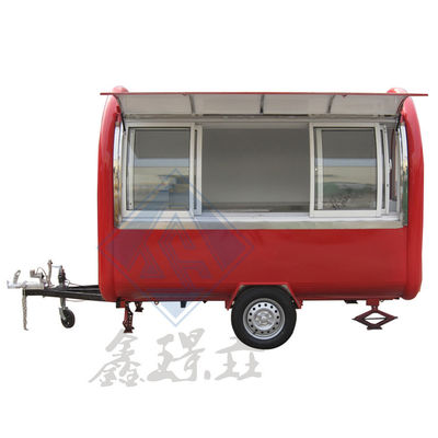 Customized Stainless Steel Mobile Bar Trailer for Ice Cream Truck Coffee Van Food Trailer