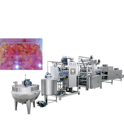 Voltage 380V Candy Making Production Line Gummy Bear Forming Lollipop Candy Machinery