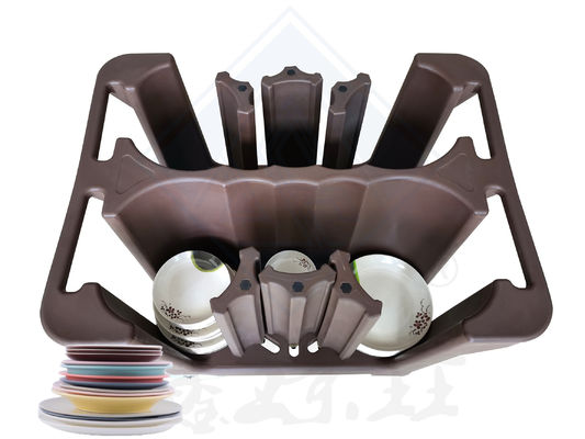 Restaurant Kitchen Equipment Mobile Cabinet Dish Collecting Trolley with Modern Design
