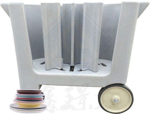 Restaurant Kitchen Equipment Mobile Cabinet Dish Collecting Trolley with Modern Design