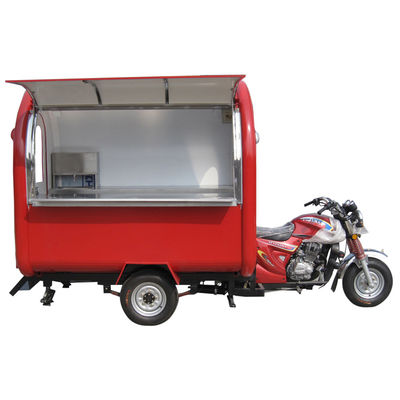 1500kg Load Capacity Gasoline Mobile Kitchen Food Truck Motor Tricycle and Online Support