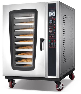 8 Trays Gas Convection Oven for Bread Baking Dish Dimension 400*600mm Easy Operation