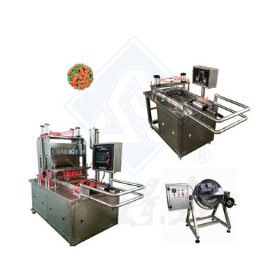 Multifunctional Semi Automatic Sweet Bear Soft Jelly Gummy Candy Making Machine