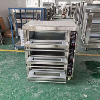 3 Deck 6 Tray French Bread Oven Gas with Multifunctional Design at Direct