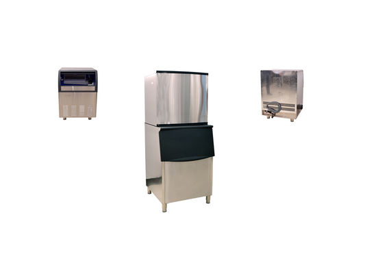 0.8kW Industrial Ice Cube Maker for Vending Machine Suppliers 500 Storage Bin