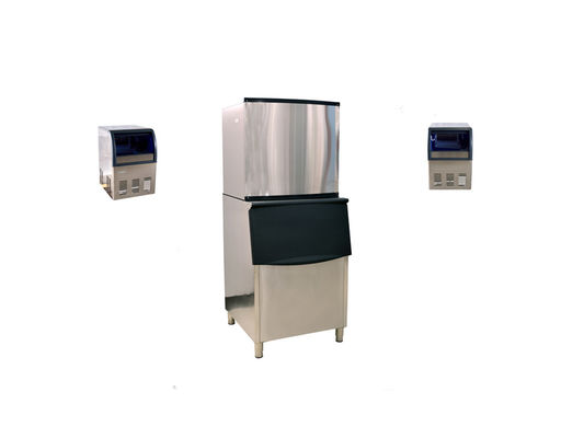 0.8kW Industrial Ice Cube Maker for Vending Machine Suppliers 500 Storage Bin