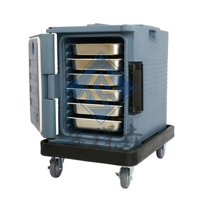 Food Display Black Insulated Commercial Catering Warmer Transport Container Trolley