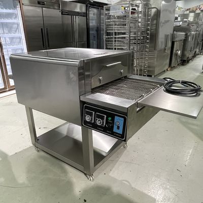 Single Oven 380V Automatic Commercial Conveyor Pizza Oven Ideal for Pizza Shop Output