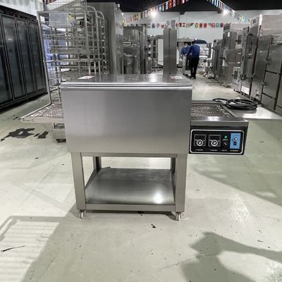 Single Oven 380V Automatic Commercial Conveyor Pizza Oven Ideal for Pizza Shop Output