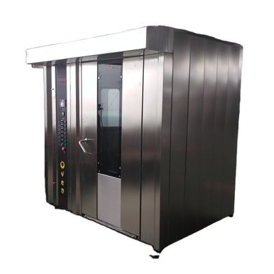 Power Source Gas Bread Bakery Equipment 32 Trays Rotary Oven Commercial Baking Machine