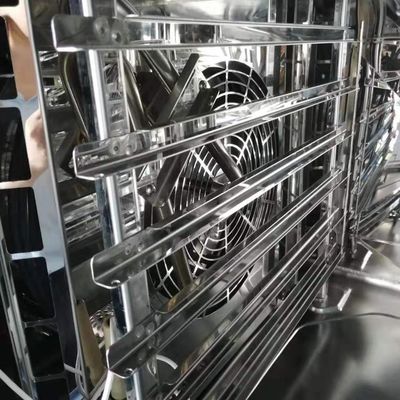 8-tray gas convection combi oven for baking French bread CE certified and 18.6kw power