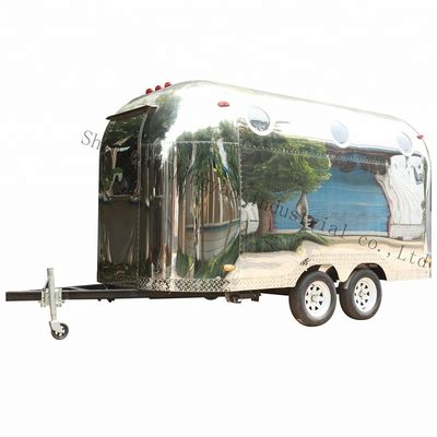 Custom Cooking on the Go Road Wheel Crepe Food Cart for Hotels and Gas Tow Truck
