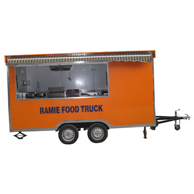 Electric Food Trucks with Rolled Fried Ice Cream Machine and Optional Food Machines