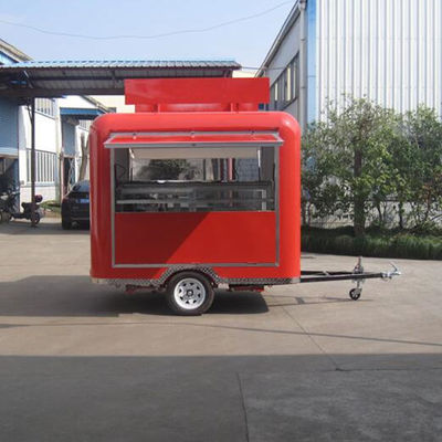 Electric Food Trucks with Rolled Fried Ice Cream Machine and Optional Food Machines