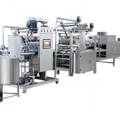High Productivity 50kw Lollipop Candy Make Machine for Automatic Gummy Candy Production
