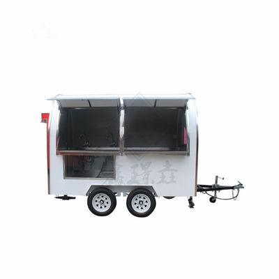 CE Approved Mobile Food Truck Trailer with High Productivity and 2300*1750*2100mm Size