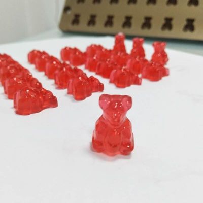 Semi Automatic Soft Hard Pectin Gelatin Gummy Bear Candy Making Machine with 1.5KW Power
