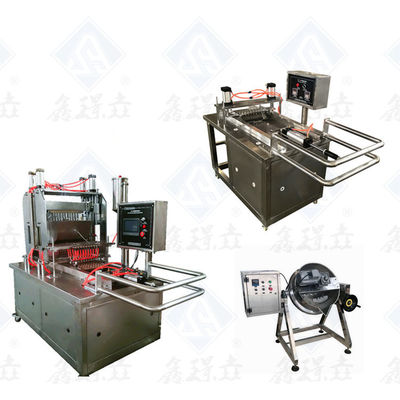Semi Automatic Soft Hard Pectin Gelatin Gummy Bear Candy Making Machine with 1.5KW Power
