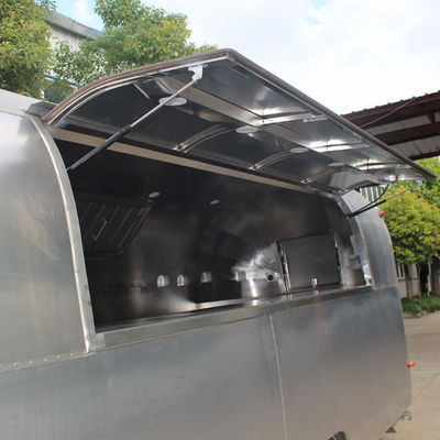 Snack Food Maker on Portable Electric Scooter Trailer with Wheels and Pastry Cart