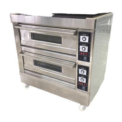 Baking Machinery Function Electric Gas Cake Pizza Oven with Competitive and 3 Deck 9 Trays