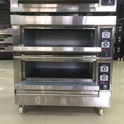Baking Machinery Function Electric Gas Cake Pizza Oven with Competitive and 3 Deck 9 Trays