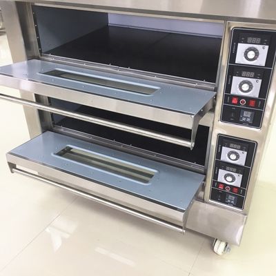 Baking Machinery Function Electric Gas Cake Pizza Oven with Competitive and 3 Deck 9 Trays