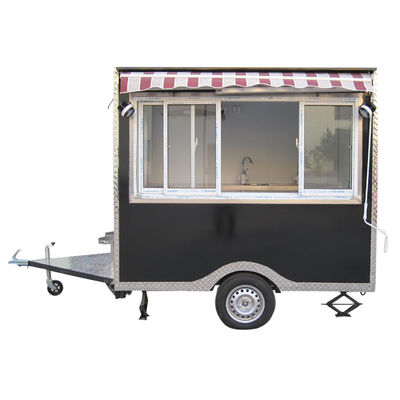 Commercial Catering Concession Trailer with 4 Road Wheels and Fully Equipped Kitchen
