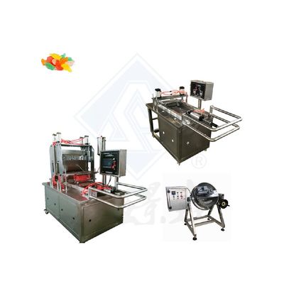 Stainless Steel 3kw Fish Worms Round Gummy Machine Jelly Candy Making Machine for Output