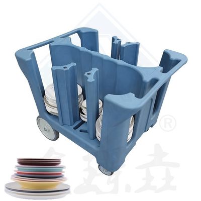 Plastic Hotel Buffet Food Equipment Serving Trolley for Restaurant Dishes Collection